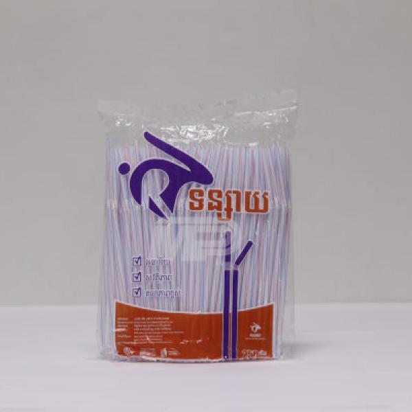 Blue Red Rabbit Flexible Straw 6mm or 5mm Strip